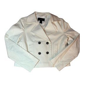 Ann Taylor White Jacket Size 6